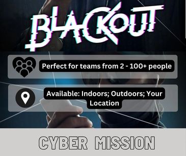 cyber hackers team building game called blackout