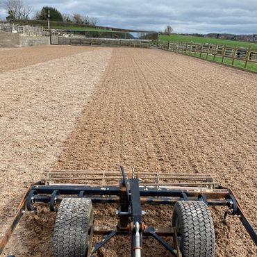 Horse arena maintenance