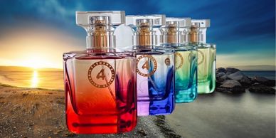 Essens 4 Elements Perfume. Earth, Air, Fire, Water.