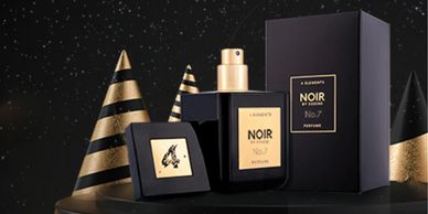 Essens Noir Perfume range