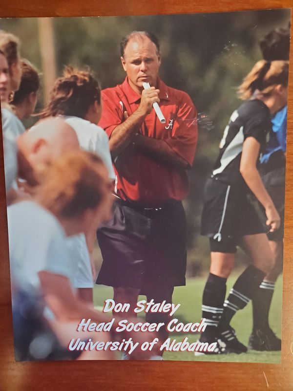 Don Staley as head soccer coach at the University of Alabama sports tourism consulting