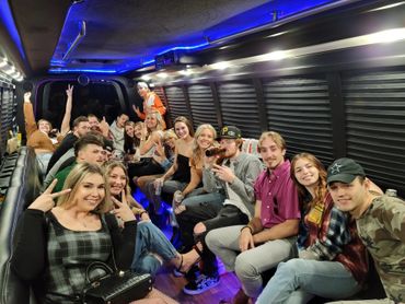 Passengers on Party Bus