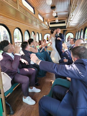 Wedding on Trolley