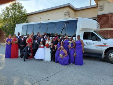 Big party bus weddings.