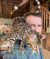 Toffee at The Cottack Wokshop helping out