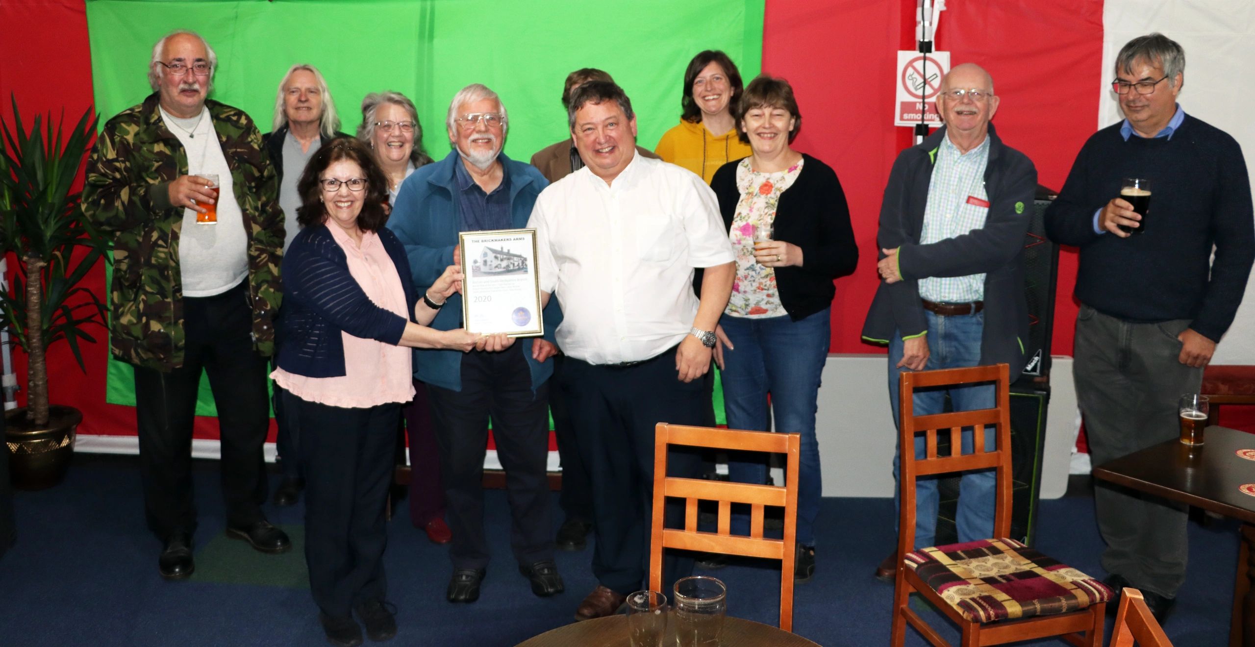 Brickmakers Arms Joint Burton and South Derbyshire country pub winners 2020.