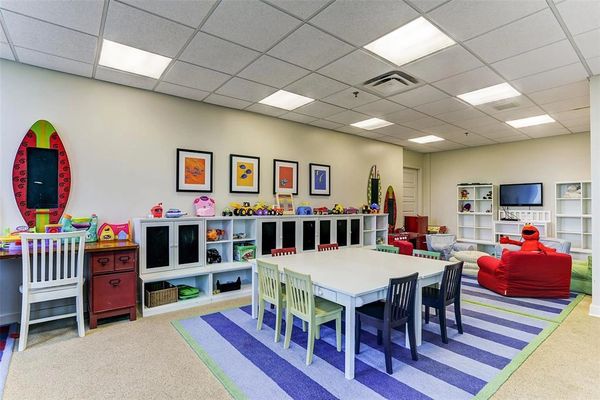 Children's playroom for entertaining the little ones at Palisade Palms outside of the pool.