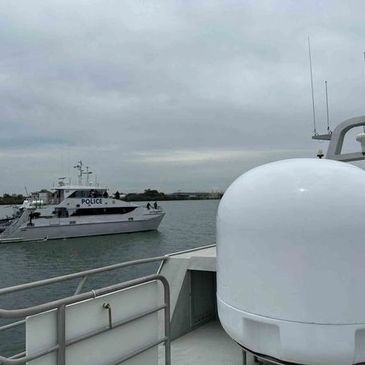 Ship and vessel defense and anti-drone protective shield.