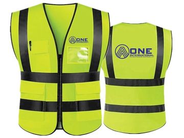 طباعة جاكيتات  السلامة  المصمم العربي للإعلانات Safety vest PRINTING  Arabic Designer Advertising