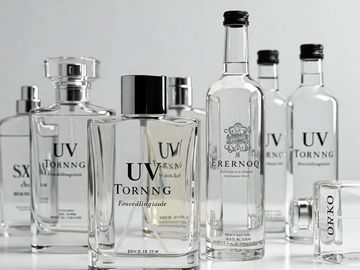 طباعة يوفي على الزجاج المصمم العربي للإعلانات. UV printing on glass Arabic Designer Advertising