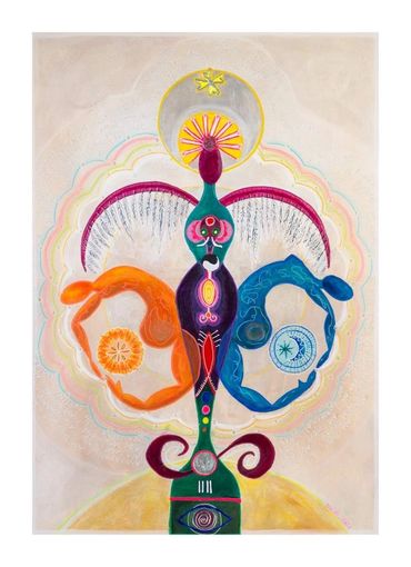 Dali’s Totem, a painting that holds the key to balance the inner and outer world. Lots of symbolism.