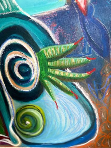 Figurative Art, Abstract Art, inspired by Yoda, mysteries of the universe, unveiling the unknown