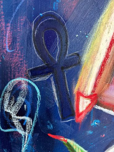 Figurative Art, Abstract Art, inspired by Yoda, mysteries of the universe, unveiling the unknown