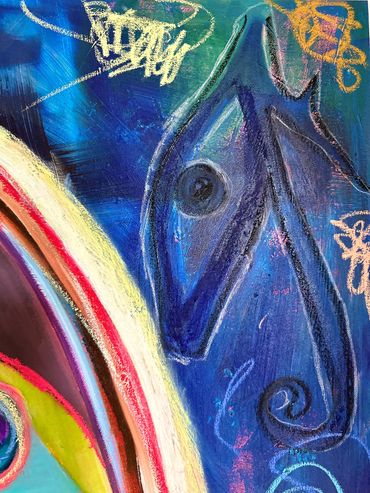 Figurative Art, Abstract Art, inspired by Yoda, mysteries of the universe, unveiling the unknown