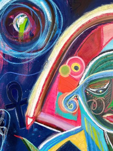 Figurative Art, Abstract Art, inspired by Yoda, mysteries of the universe, unveiling the unknown