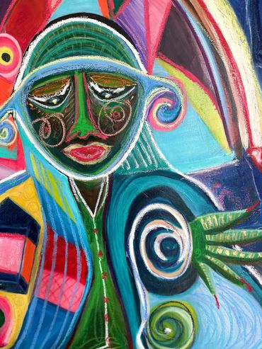 Figurative Art, Abstract Art, inspired by Yoda, mysteries of the universe, unveiling the unknown