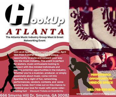 Get ready for a night of fun and excitement at Hookup Atlanta 2024 Skating & Networking Event