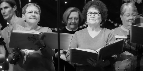 Church Choir singing Christmas songs.