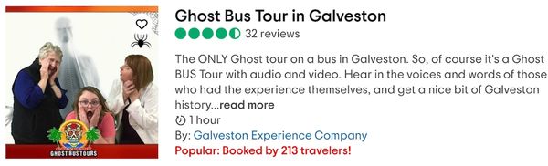Galveston Ghost Bus Tour