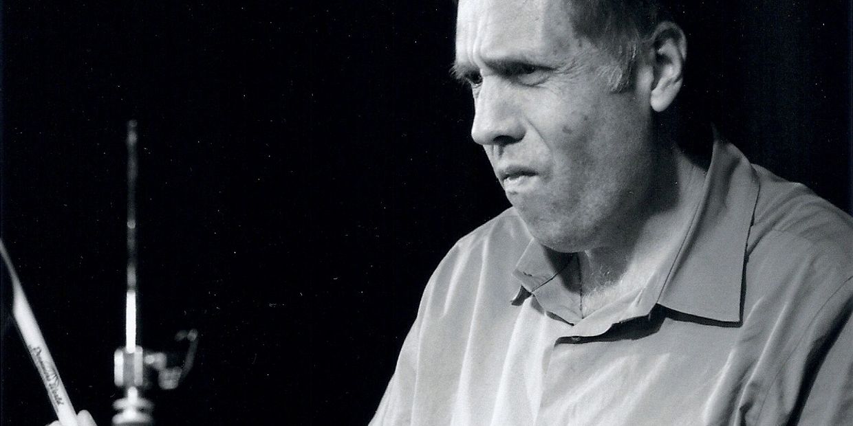 Chuck Redd playing drums closeup shot