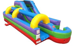 Inflatable slip and slide