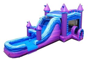 Mega inflatable water combo