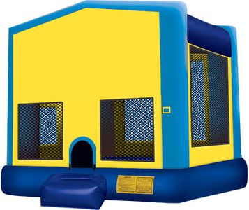 Blue inflatable Bounce House