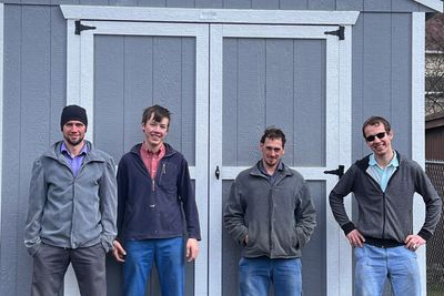 Here are some the guys that build our sheds!!!!!