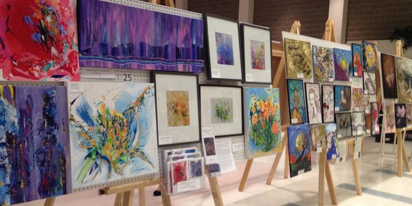 Red Ribbon Artists' Artwork