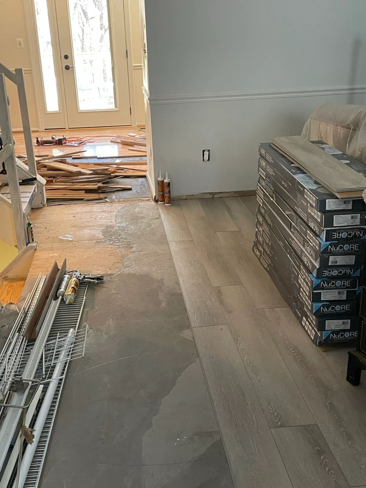 Flooring install