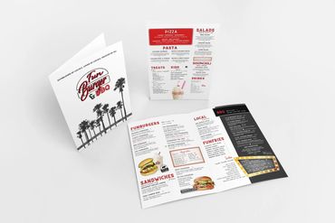 Menu Design & Brand Development