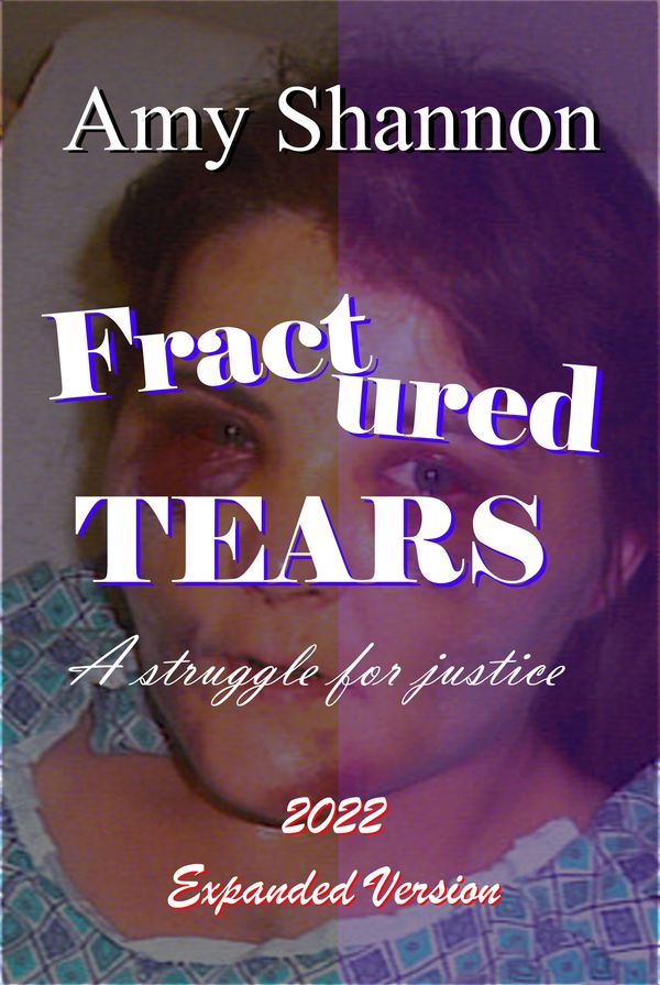 Fractured Tears Book Cover, using my own photograph