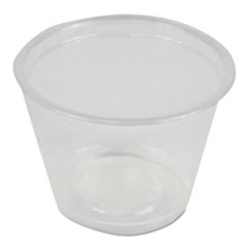 plastic, soufflé cup, portion cup
