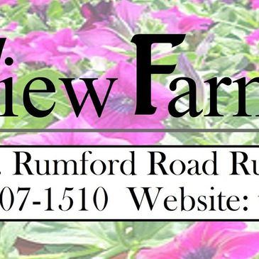 No View Farm Logo and Contact Information