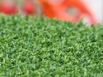 A close up of a green grass surface