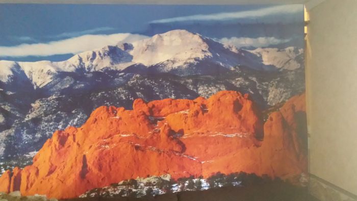 Dye Sublimated Tapestry Pikes Peak, Garden of the Gods, Kissing Camels.