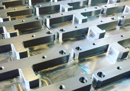 cnc mill steel parts production high speed machining