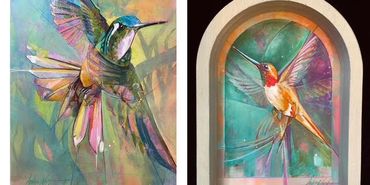 In a Moment, I & II
Mixed Media
11 x 14" & 11 x 7.5"
2024