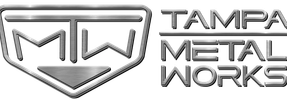 Logo of Tampa Metal Works.