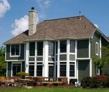 Freshly painted exterior of a residential home by Vassett Painting.