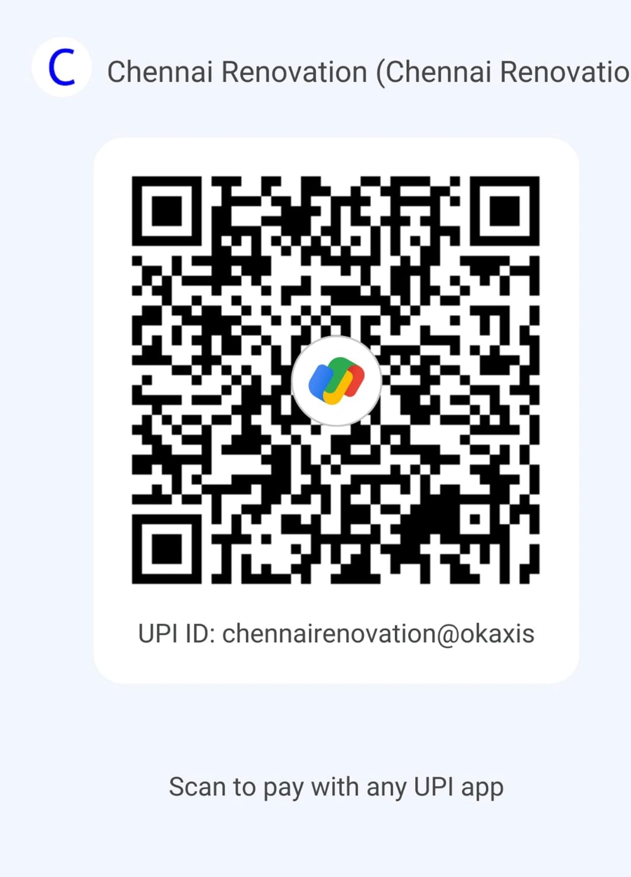 Payment for Building Repair Consulting services or Help