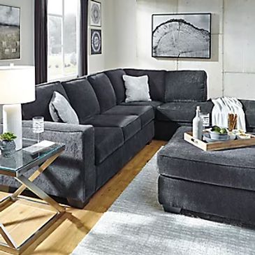We offer a wide variety of living room pieces - from sofas and loveseats to sectionals and ottomans.