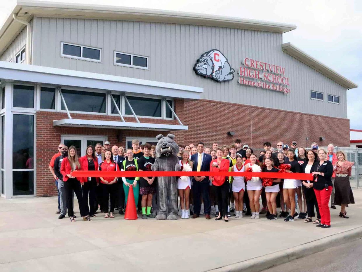Ribbon-cutting at Crestview High School