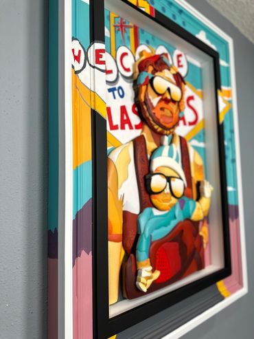 Benxart painting closeup shot