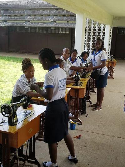 Family and Consumer Science students in Liberia
