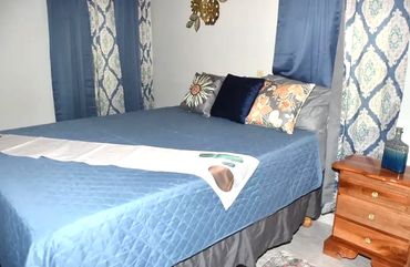 Guest house bedroom.