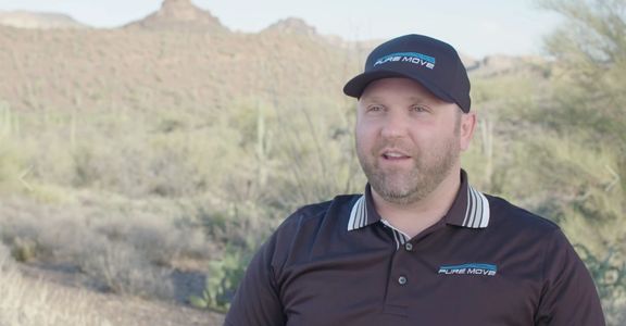 golf pro talking about golf swing