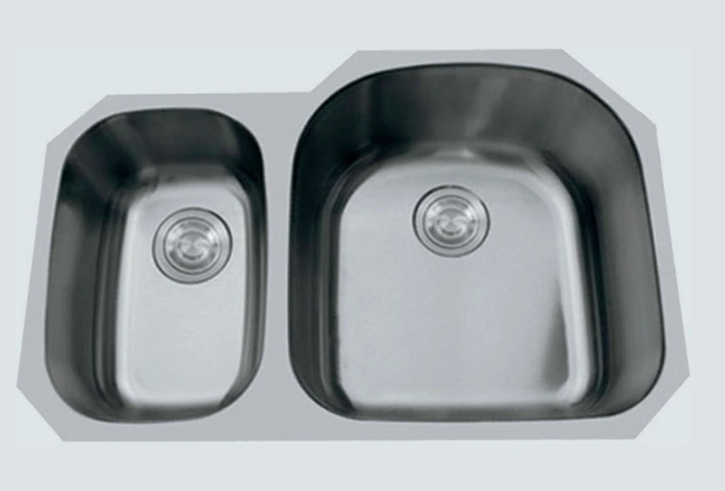 Kitchen sink: (3070) Double Bowl Stainless Steel