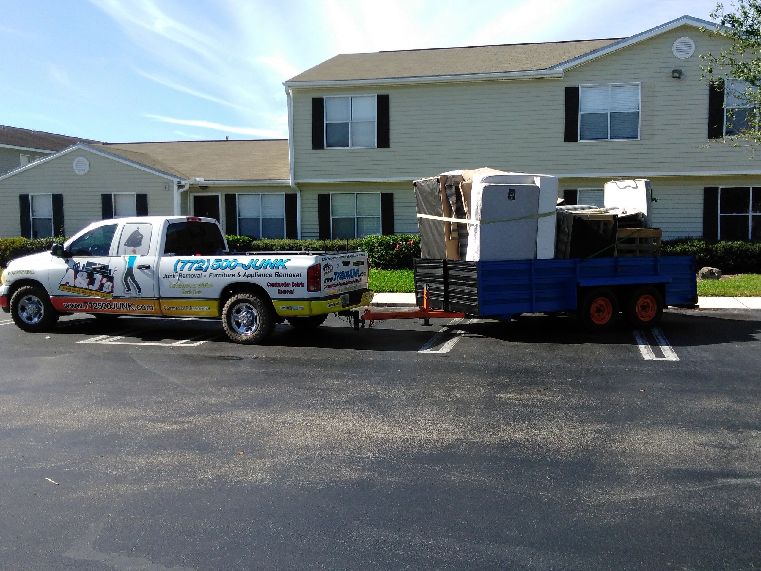 A & J's Removal Services, LLC. Junk Removal, Junk Hauling