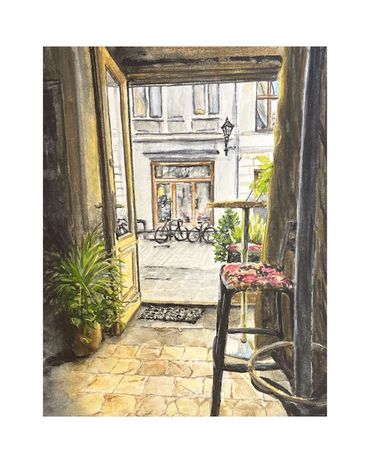 Entry to the Shot Shop